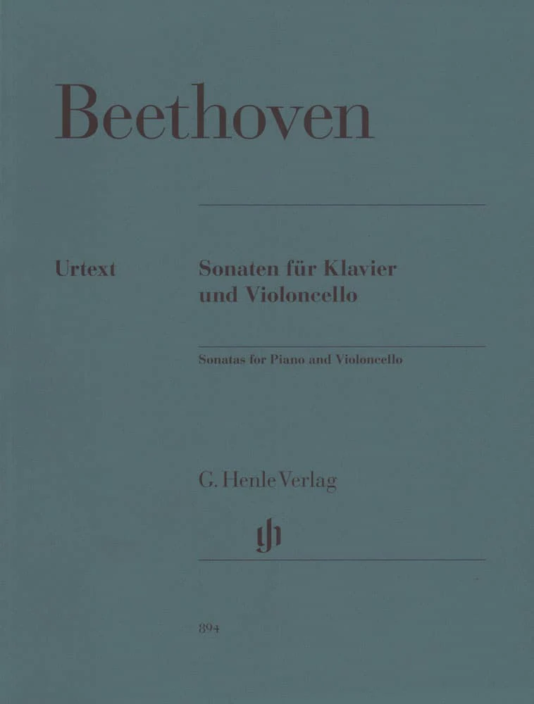 Beethoven, Ludwig - Sonatas for Cello and Piano - edited by Jens Dufner - G Henle Verlag