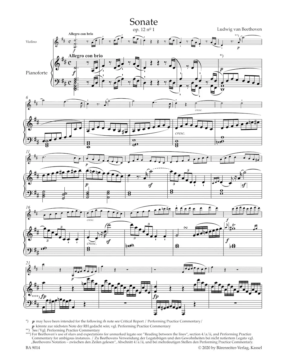 Beethoven - Sonatas for Violin and Piano Vol 1 - Image 2