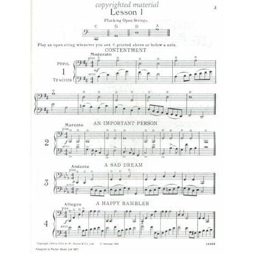 The First Year Violoncello Method by Benoy and Burrowes - Paxton Music Limited Publication - Image 2
