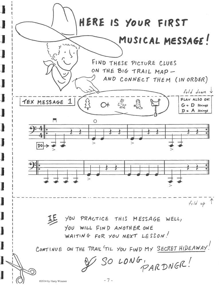 Wimmer, Harry - Adventures in Cello Country - Book 1E: Meet Tex Neek - Illustrated by Shirley Givens - Arioso Press - Image 2