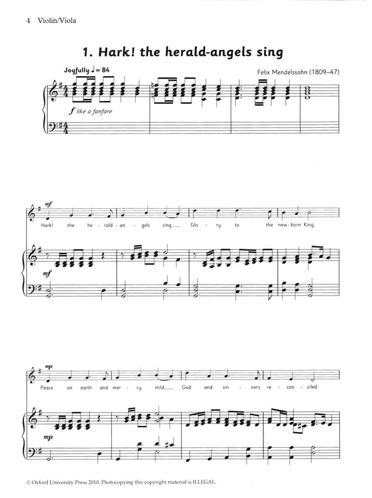 Blackwell, Kathy and David - Fiddle Time and Viola Time Christmas, Piano Accompaniment Book - Violin/Viola and Piano - Oxford - Image 3