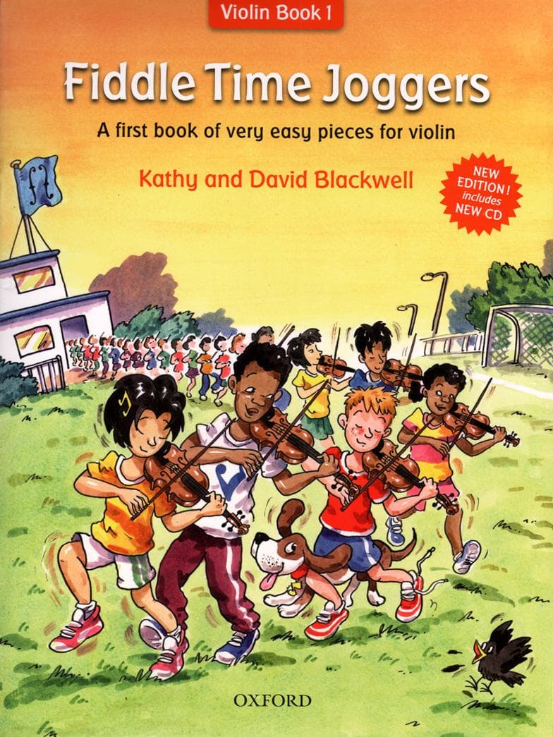 Blackwell, Kathy and David - Fiddle Time Joggers, Book 1: A First Book of Very Easy Pieces for Violin - Book/CD - Oxford