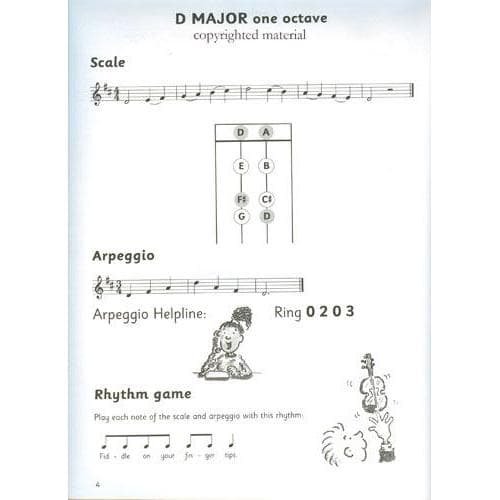 Blackwell, Kathy and David - Fiddle Time Scales Book 1: Pieces, Puzzles, Scales and Arpeggios for Violin - Oxford University Press Publication - Image 4