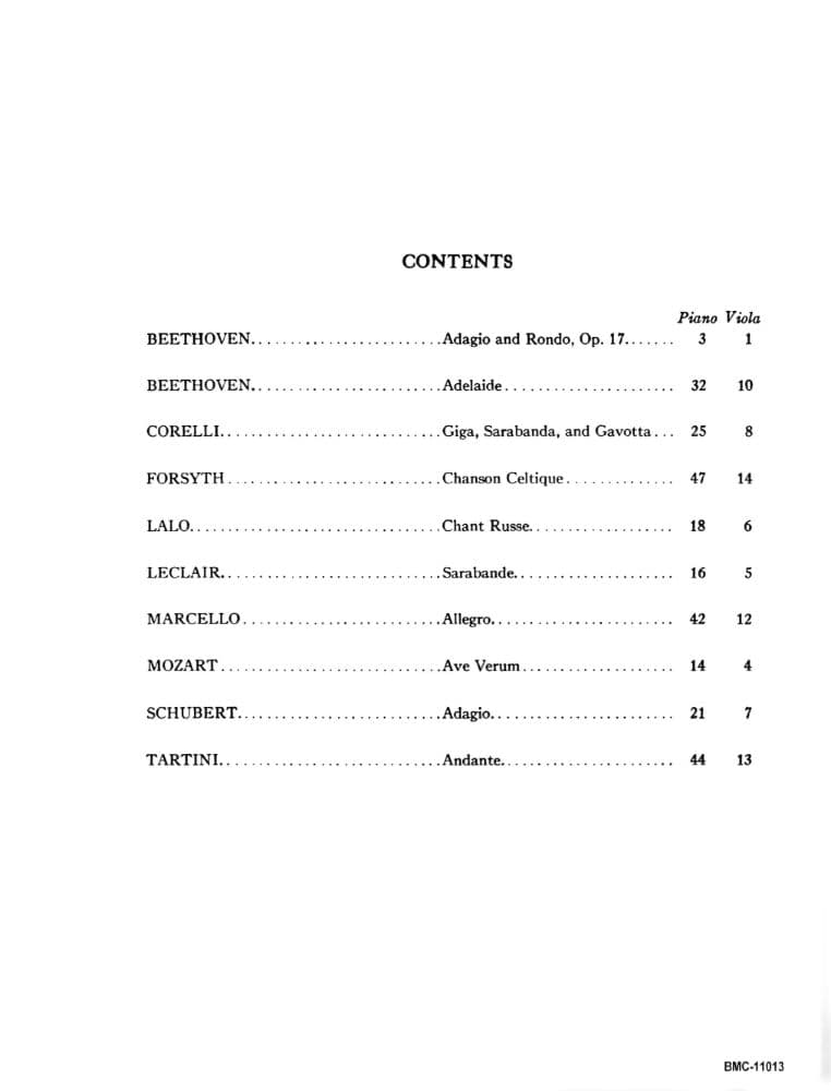 Boetje, Joseph - Viola Music For Concert and Church for Viola and Piano - Boston Music Company Publication - Image 2