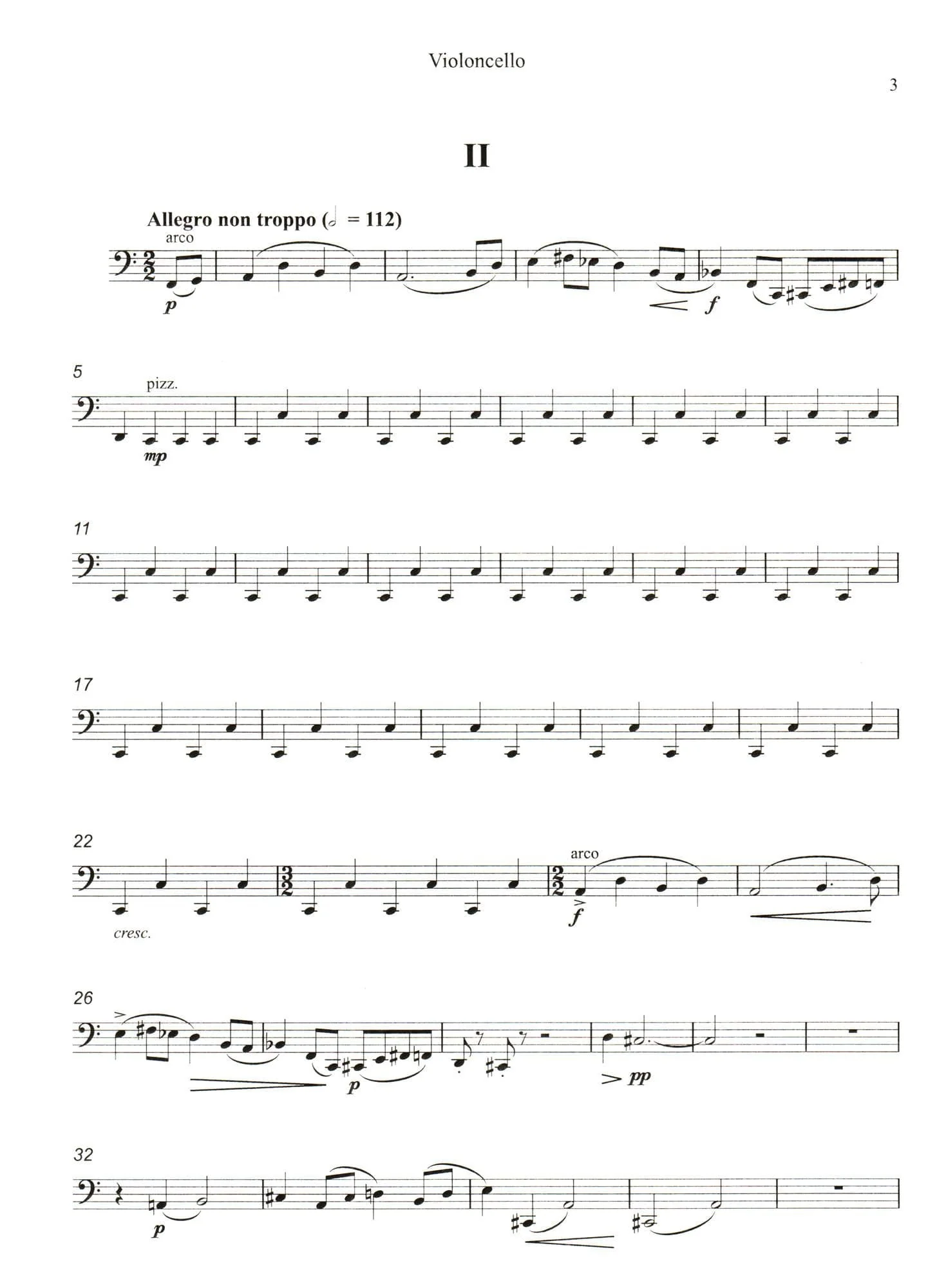 Bolcom, William - String Quartet No. 5 - Score and Parts - Edward B. Marks Music Company - Image 6