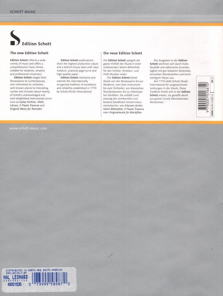 Cello Sonata in C Major - Breval, JB - Cello and Piano - arranged by Stutschewsky - Schott - Image 3