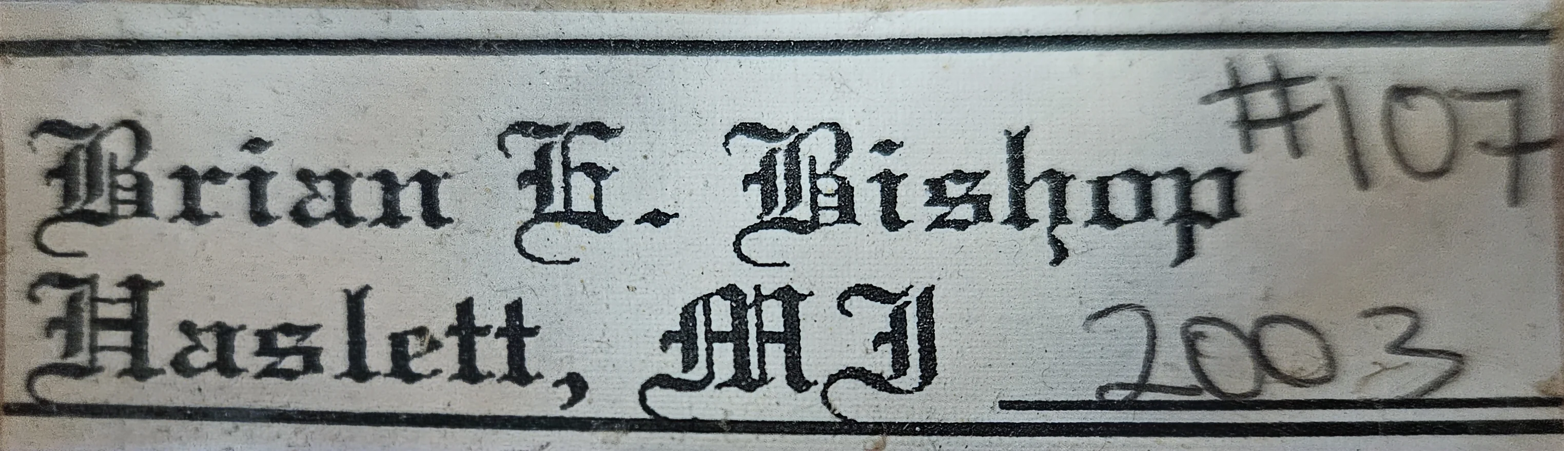 Brian Bishop Viola, Haslett, 2003, 15 3/4" - Image 7