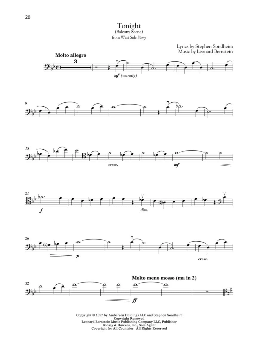 Broadway Songs for Classical Players: 12 Famous Melodies From The Stage - Cello and Piano - with Online Audio Accompaniment - Hal Leonard - Image 5