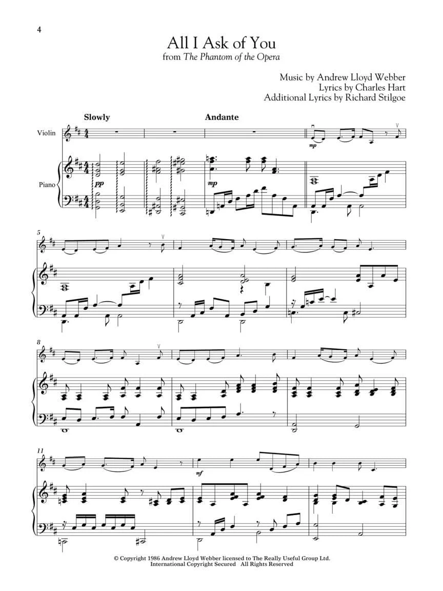 Broadway Songs for Classical Players: 12 Famous Melodies From The Stage - Violin and Piano - with Online Audio Accompaniment - Hal Leonard - Image 4