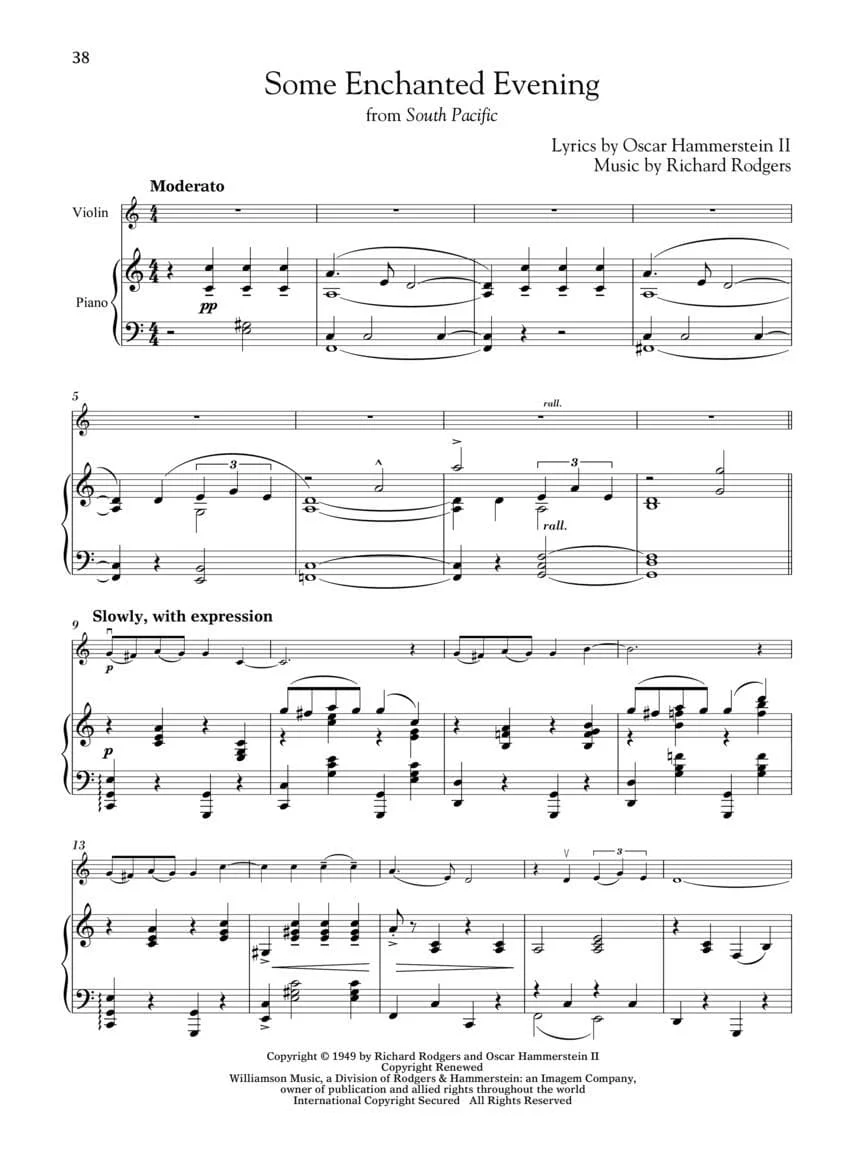 Broadway Songs for Classical Players: 12 Famous Melodies From The Stage - Violin and Piano - with Online Audio Accompaniment - Hal Leonard - Image 5
