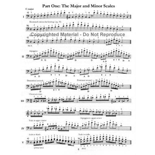 Brown, Susan - Two Octave Scales & Bowings - Bass - Tempo Press - Image 3