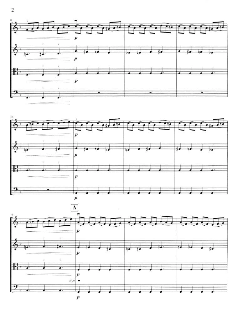 Brubeck, Dave - Blue Rondo a la Turk - String Quartet - arranged by Jeremy Cohen - Violinjazz Editions - Image 3