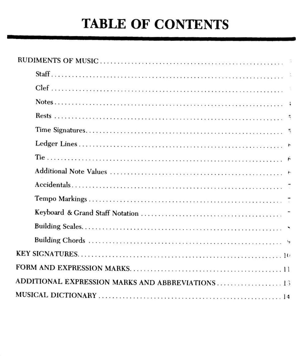 Bye, D. - Student Musical Dictionary - Mel Bay Publication - Image 2