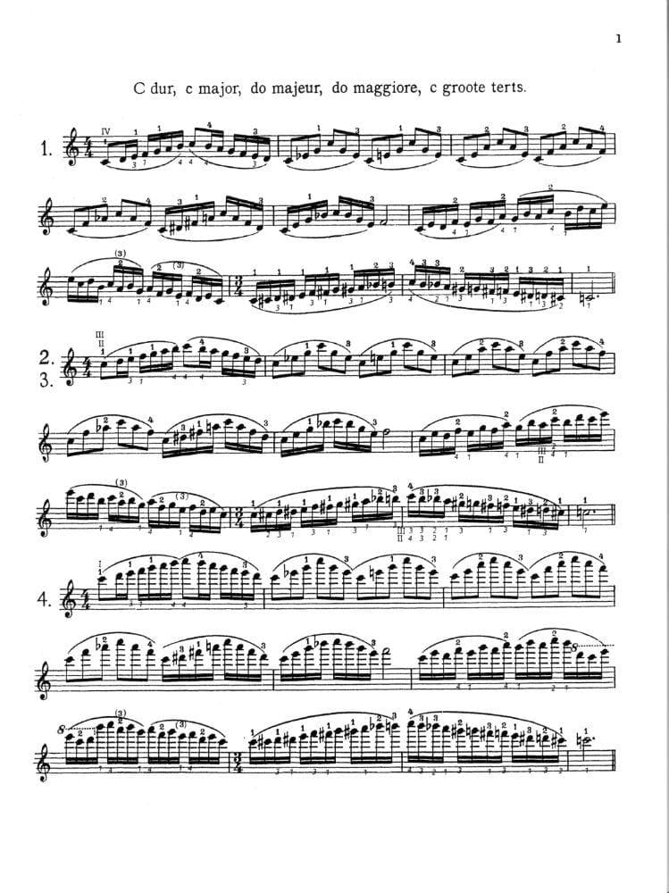 Carl Flesch Scale System for Violin - Revised by Rostal - Fischer Edition - Image 2