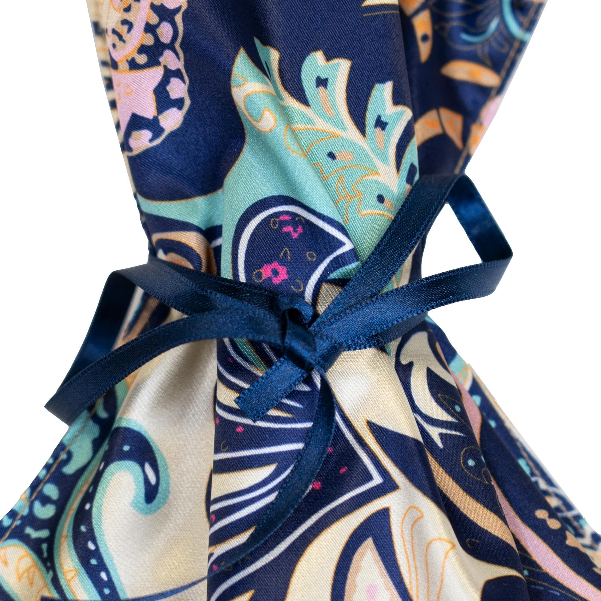 Carmen Bruna Viola Silk Bag - Image 3