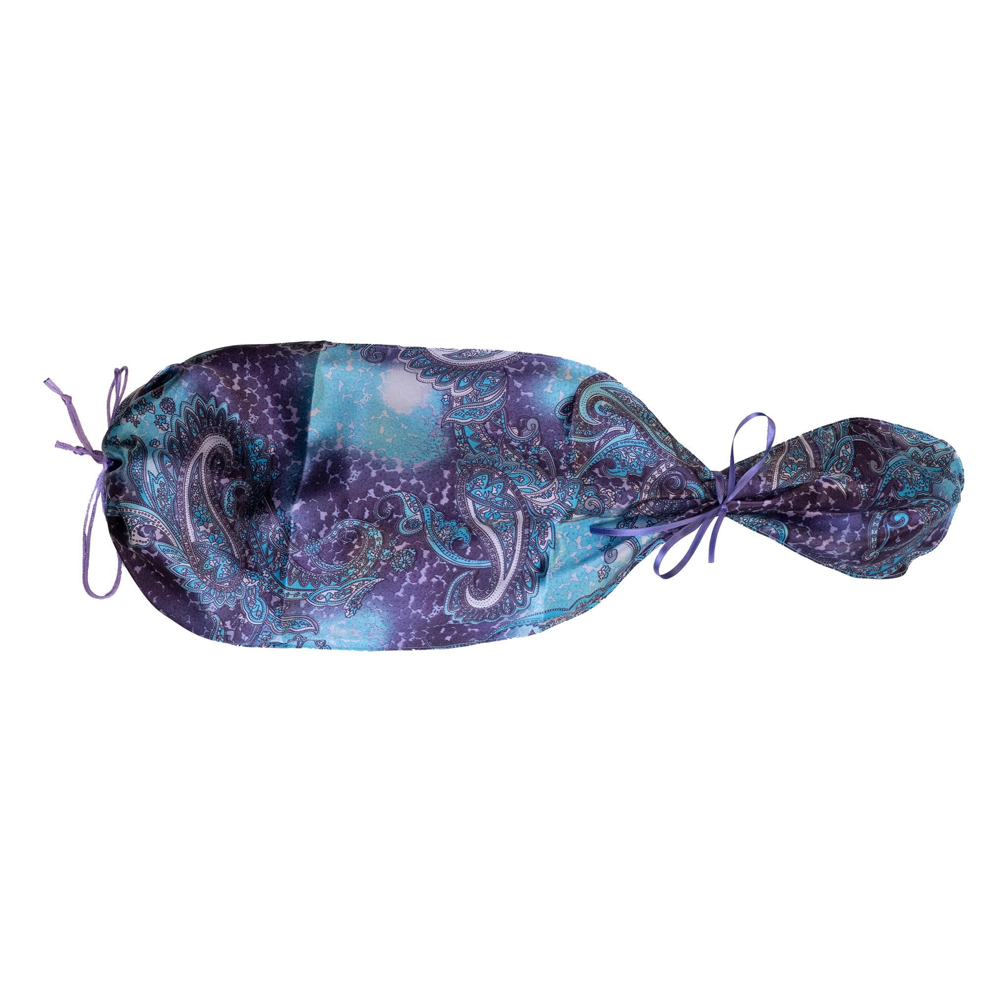 Carmen Bruna Viola Silk Bag - Image 9