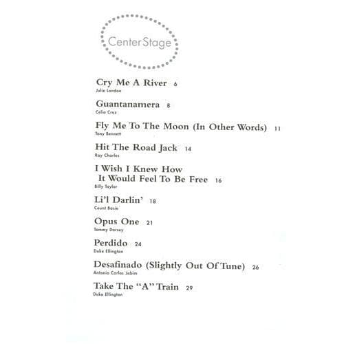 Center Stage Presents Jazz, Blues & Latin Hits for Violin Book &CD - Image 2