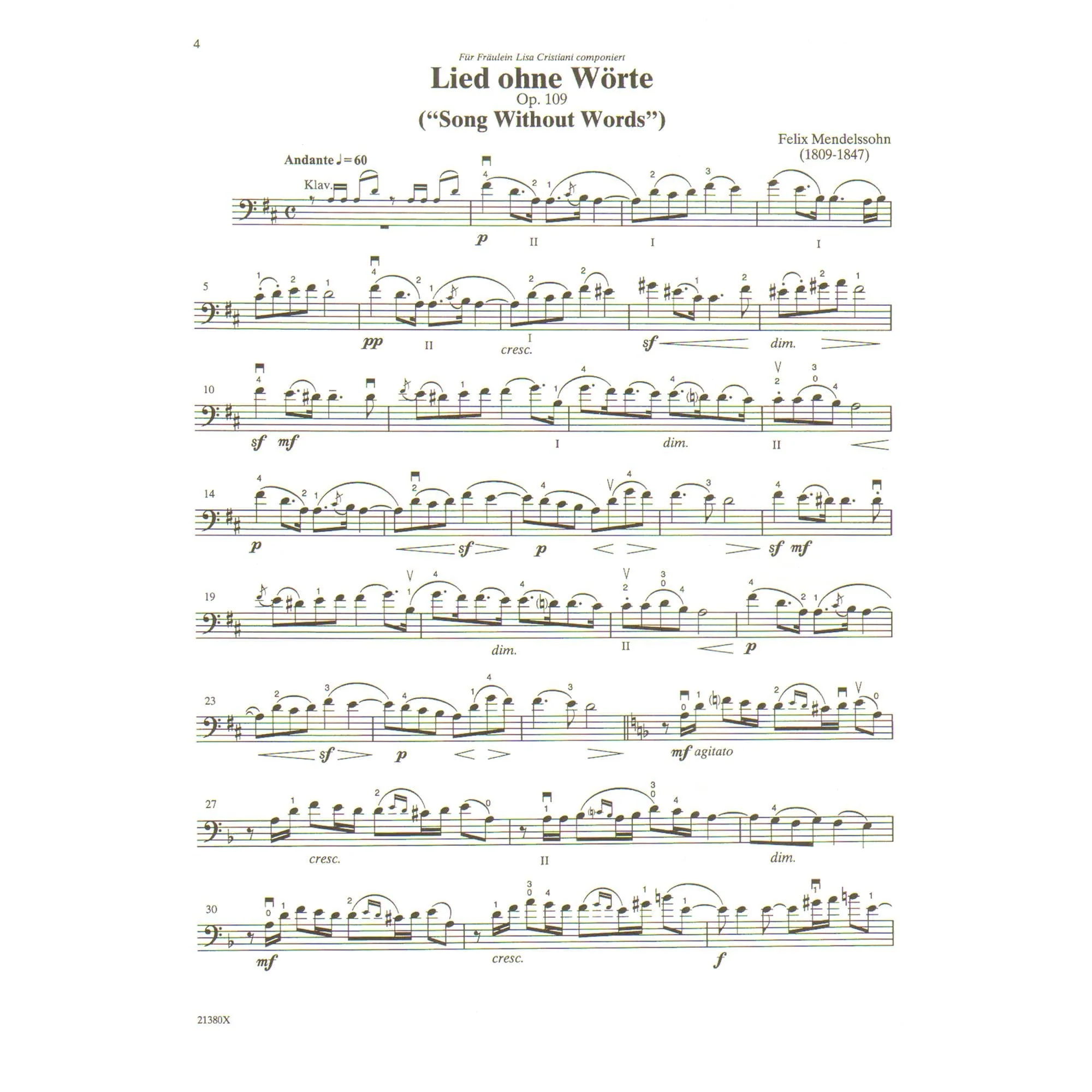 Solos for Young Cellists: Volume 6 - for Cello and Piano - by Carey Cheney - Image 4
