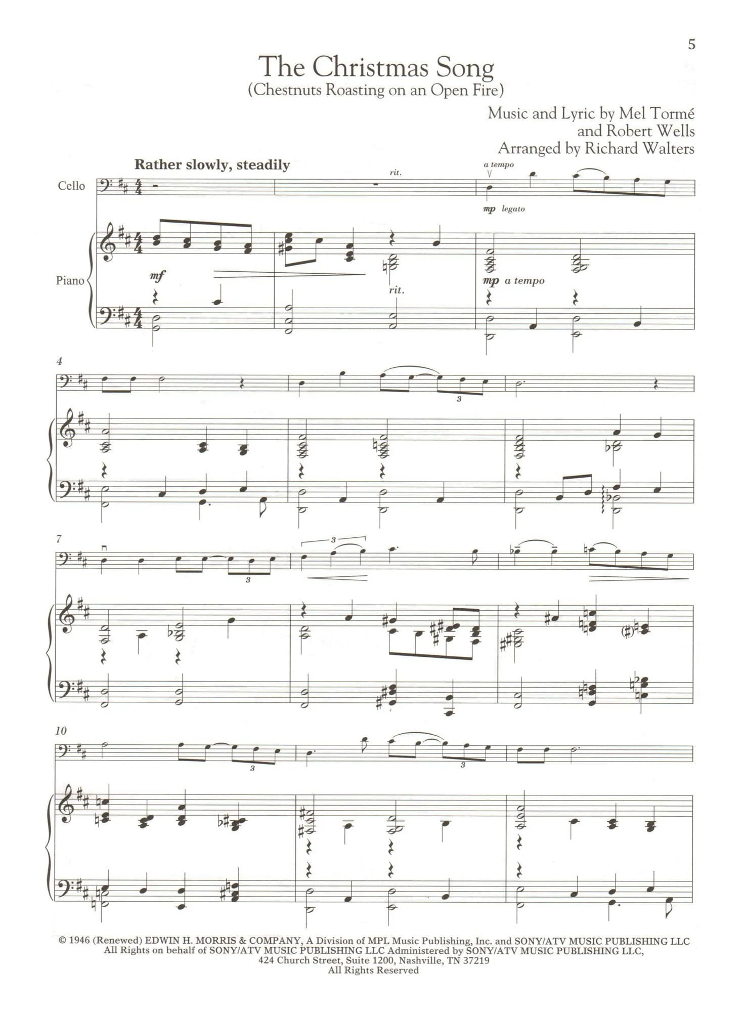 Christmas Songs for Classical Players - 12 Holiday Favorites - for Cello and Piano or Audio Accompaniment - Hal Leonard - Image 3