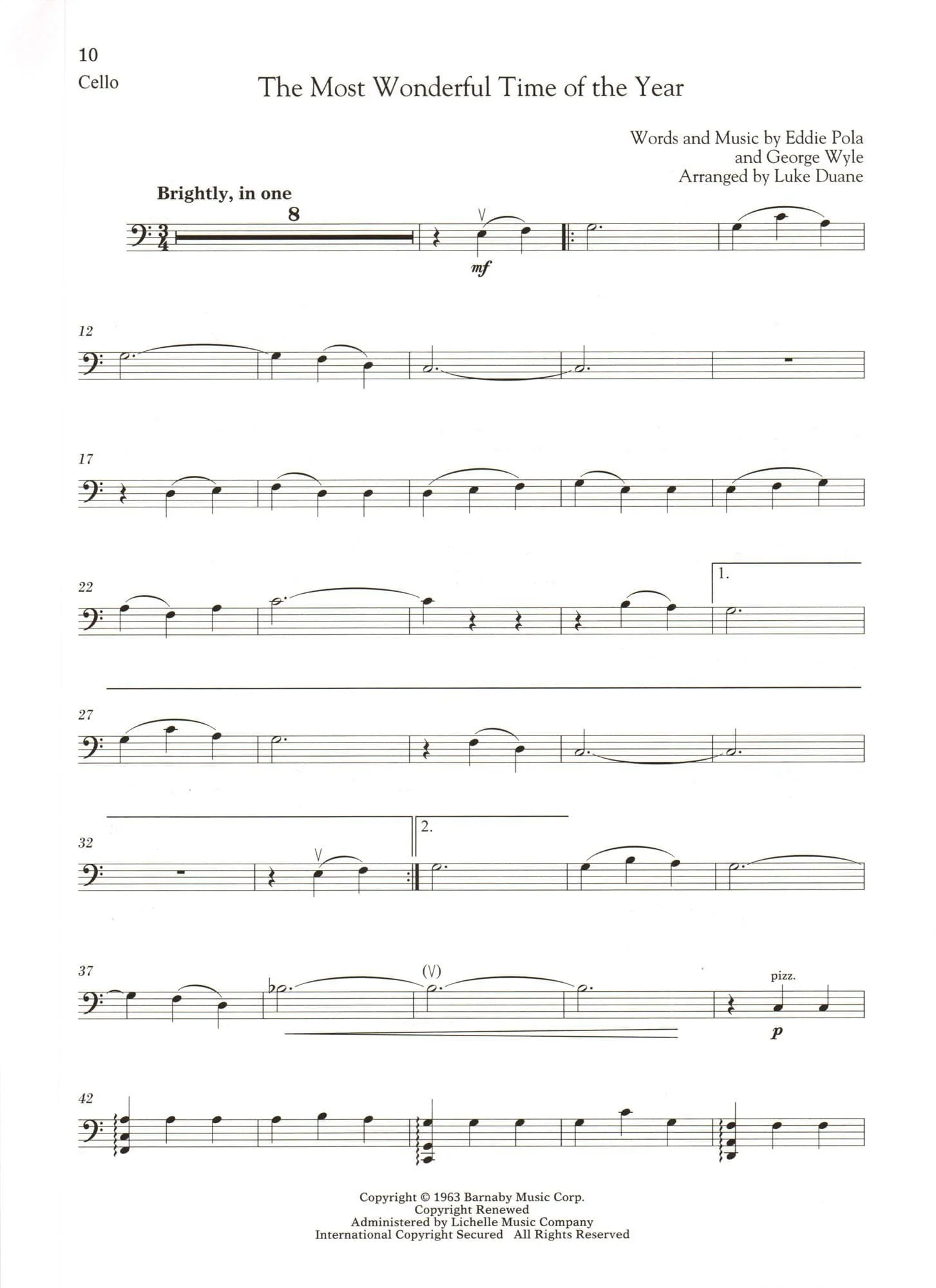 Christmas Songs for Classical Players - 12 Holiday Favorites - for Cello and Piano or Audio Accompaniment - Hal Leonard - Image 5