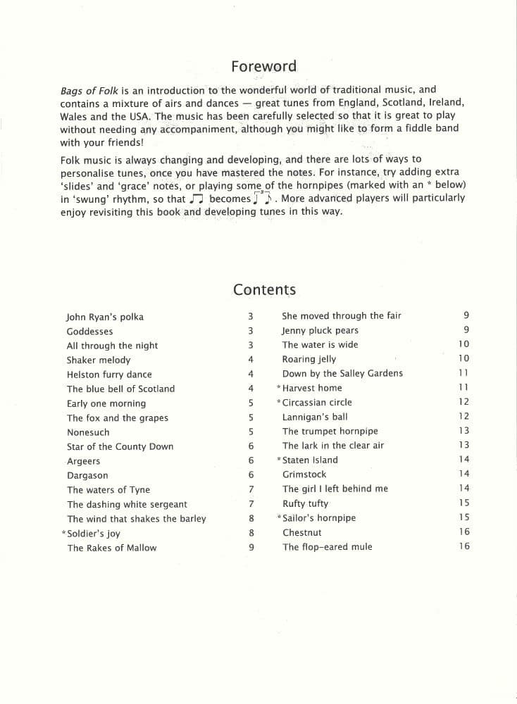 Cohen, Mary - Bags of Folk for Violin - Faber Music Ltd - Image 2