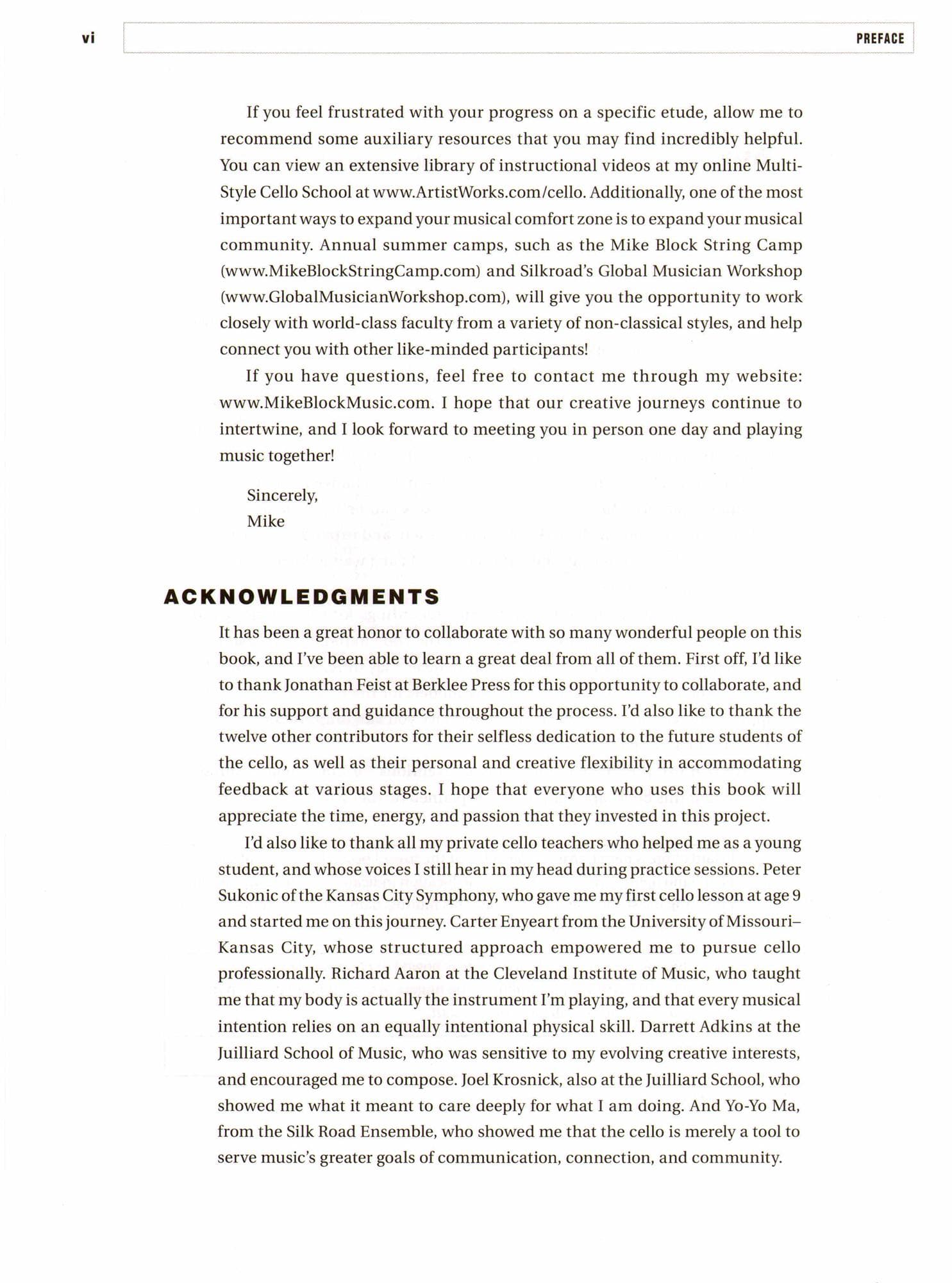 Contemporary Cello Etudes: Studies in Style and Technique by Mike Block- for Cello with Online Audio - Berklee Press - Image 5