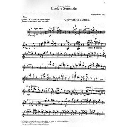 Copland, Aaron - The Copland Violin Collection: 13 Pieces for Violin and Piano - Boosey & Hawkes Edition - Image 4
