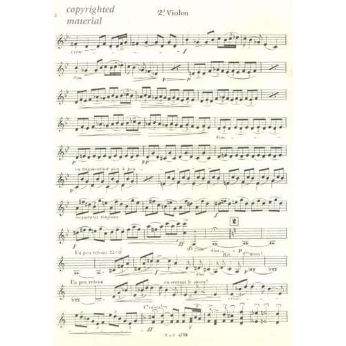 Debussy, Claude - String Quartet in G minor, Op 10 - for Two Violins, Viola, and Cello - Durand Edition - Image 3