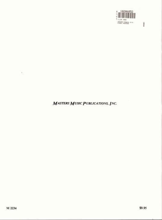 Debussy, Claude - Sonata in G Minor for Violin and Piano - Masters Music Publication - Image 3