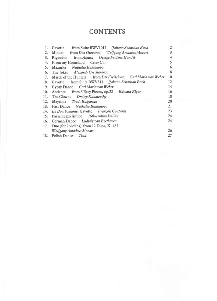 DeKeyser/Waterman - The Young Violinist's Repertoire Book 3 - Violin and Piano - Faber Music Edition - Image 2