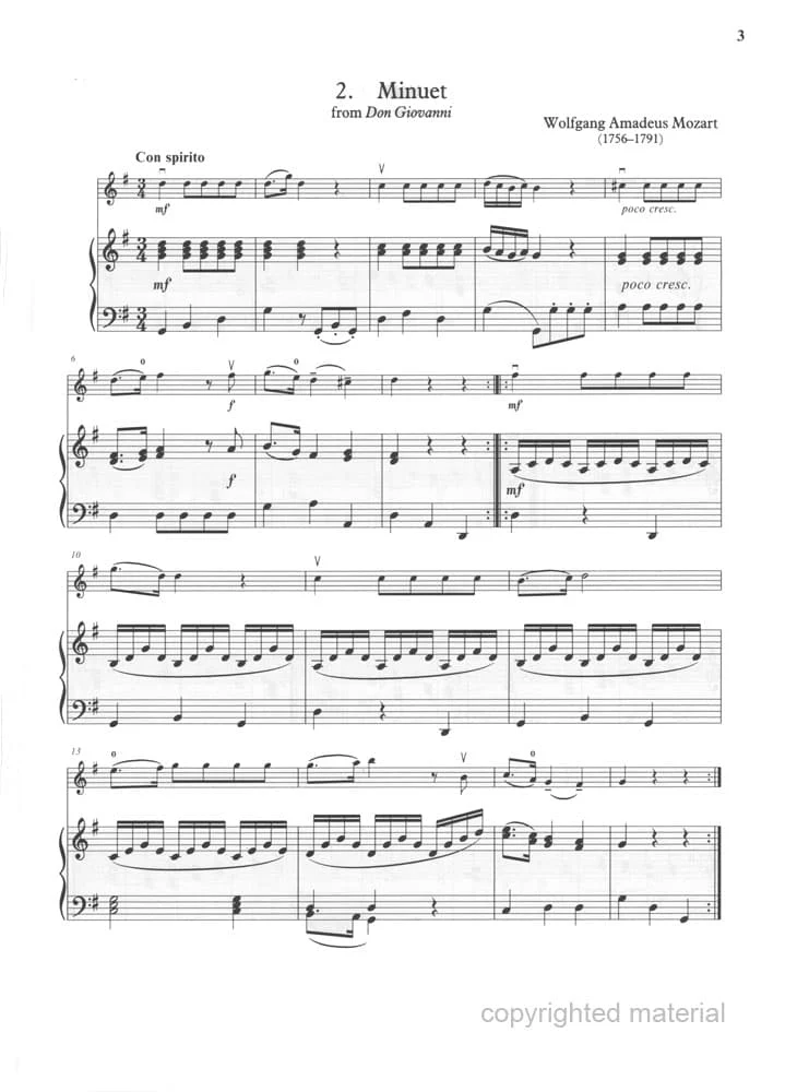 DeKeyser/Waterman - The Young Violinist's Repertoire Book 3 - Violin and Piano - Faber Music Edition - Image 3