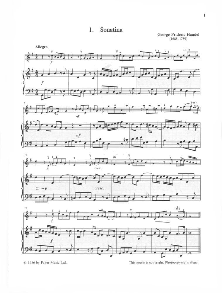 DeKeyser/Waterman -The Young Violinist's Repertoire Book 4 - Violin and Piano - Faber Music Edition - Image 3