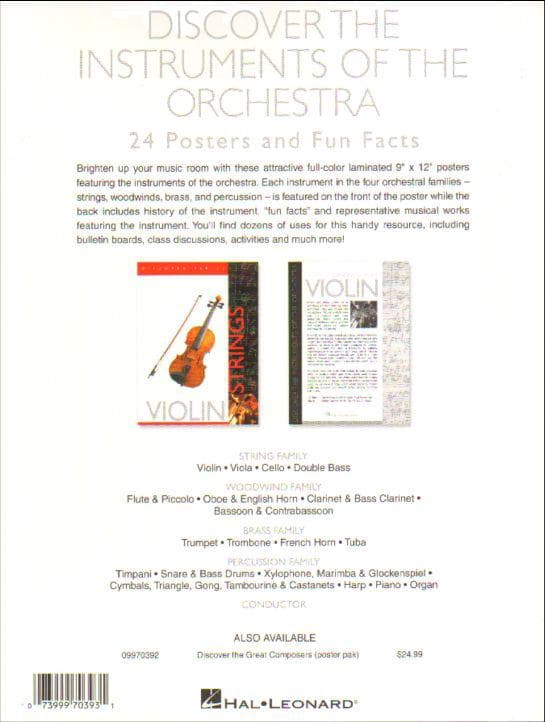 Discover the Instruments of the Orchestra: 24 Posters and Fun Facts - Hal Leonard - Image 3