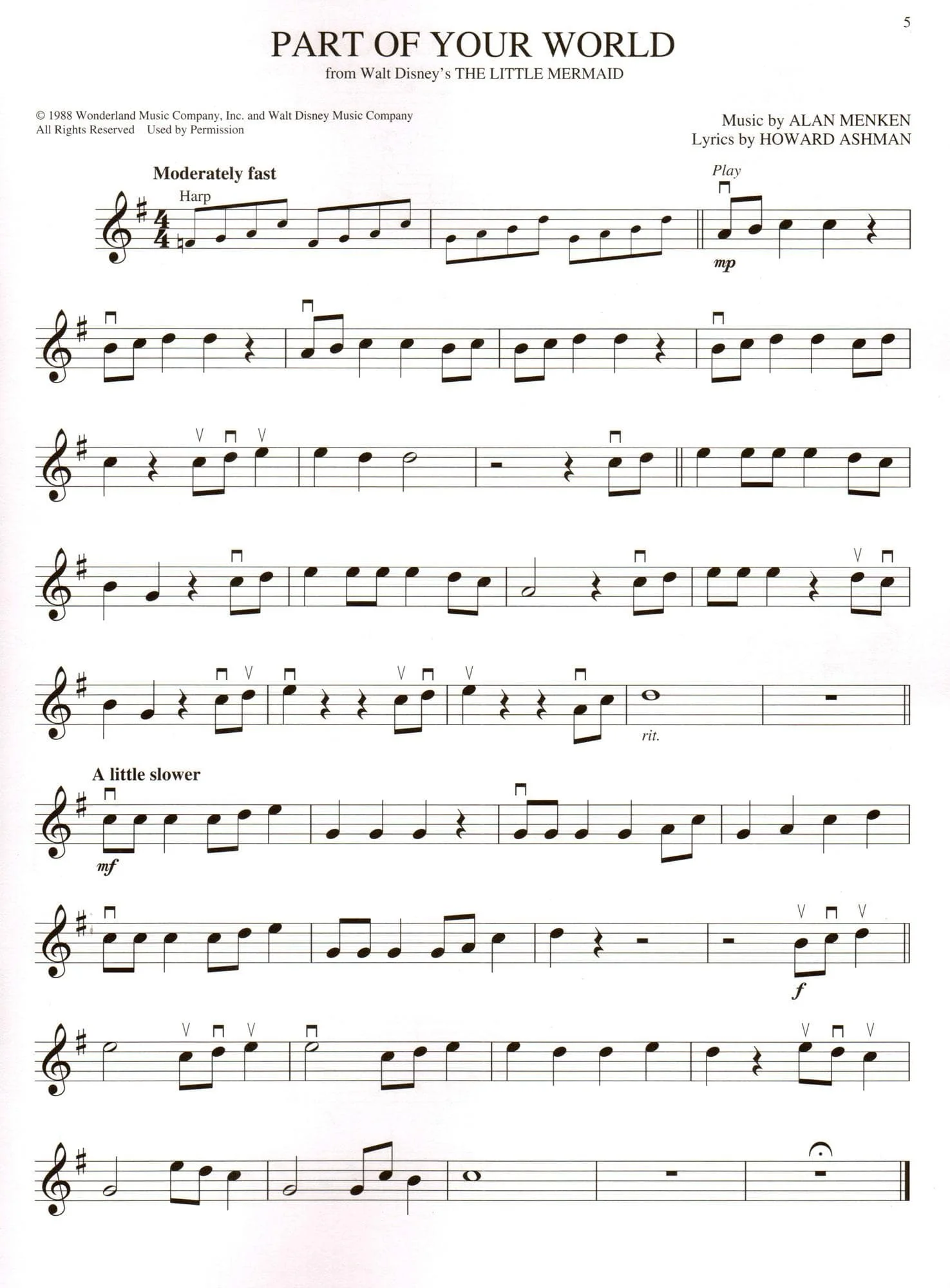 Disney - Instrumental Play-Along - for Violin with Online Audio - Hal Leonard - Image 2