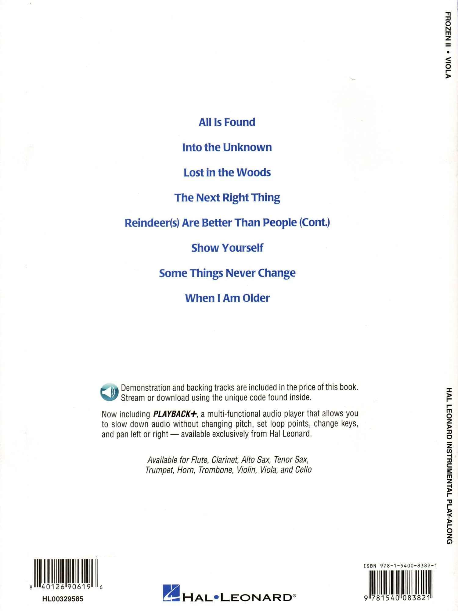 Disney's Frozen II - Instrumental Play-Along - for Viola with Online Audio - Hal Leonard - Image 3