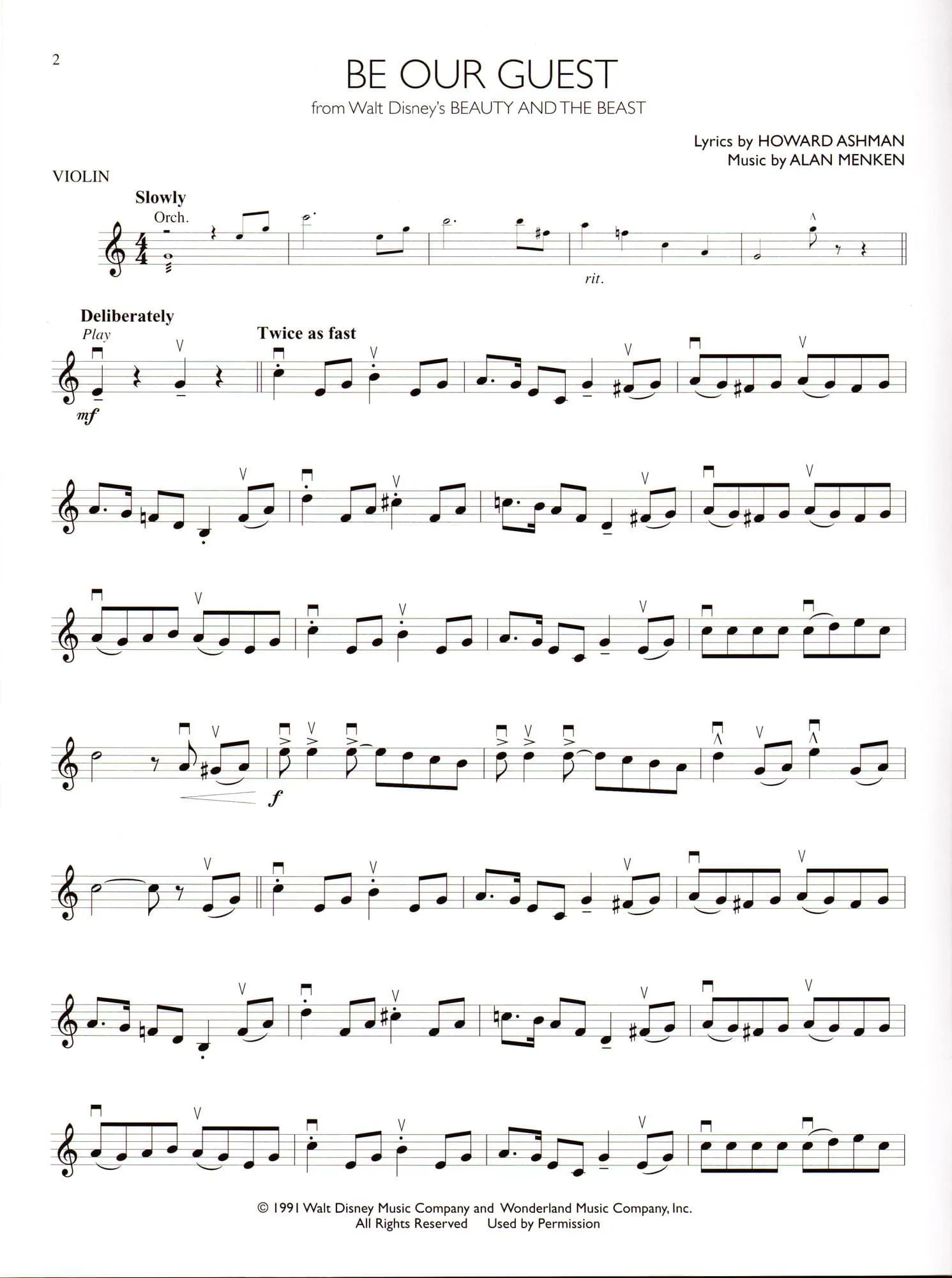 Disney Solos for Violin - Book/Online Audio - Hal Leonard Publication - Image 3