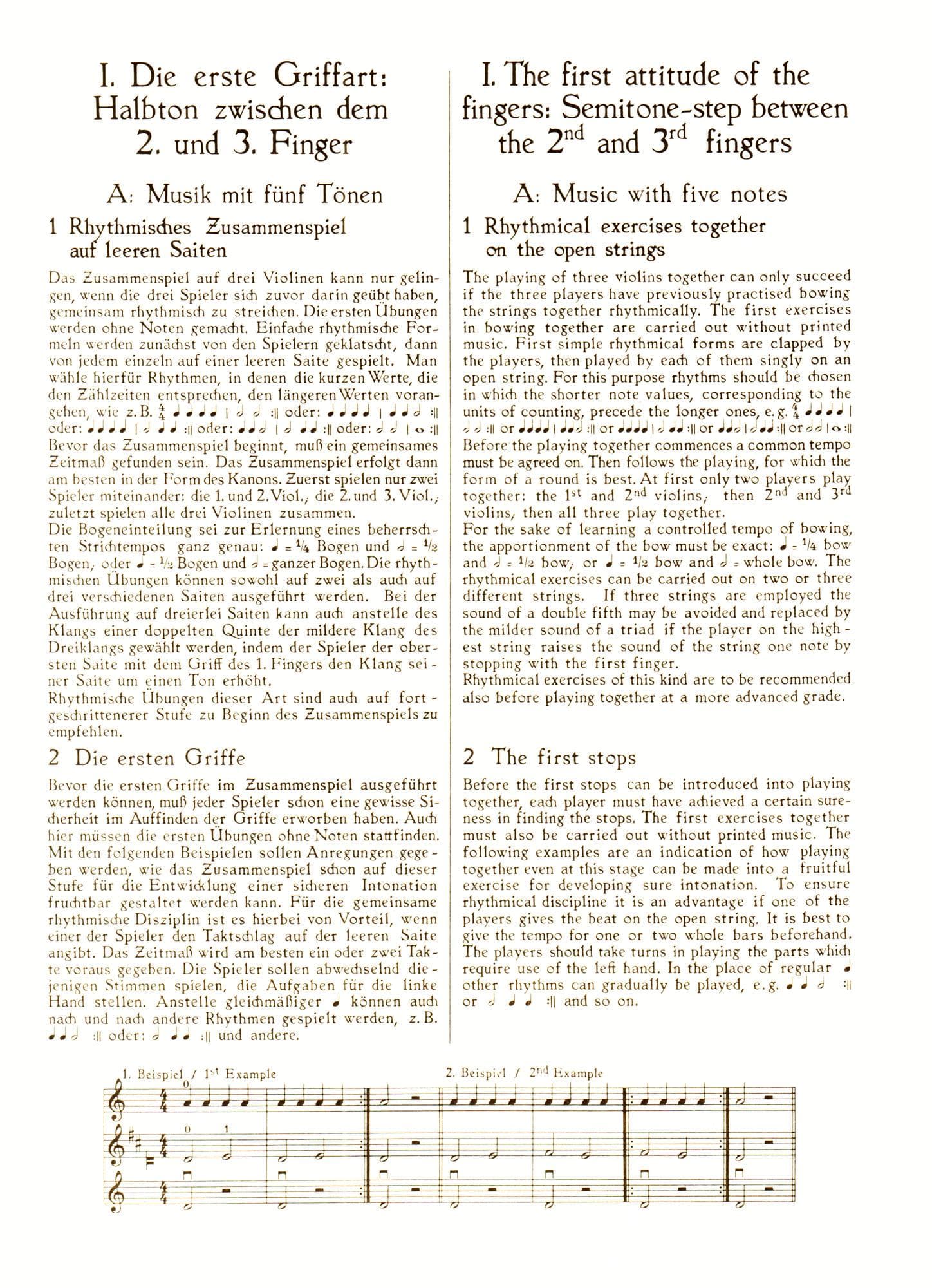 Doflein, Erich and Elma - The Doflein Method: Progressive Pieces for 3 Violins, Volume 1 - Performance Score - Schott Edition - Image 3
