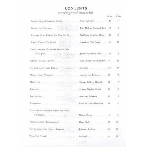 Doktor, Paul - Solos For The Viola Player - Viola and Piano - Schirmer Edition - Image 2