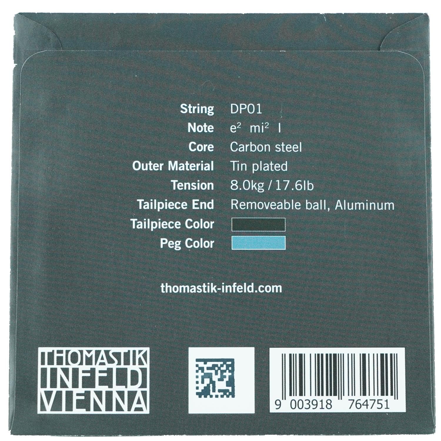 Thomastik-Infeld Dominant Pro Violin E-String - 4/4 Size - Medium Gauge - Image 2