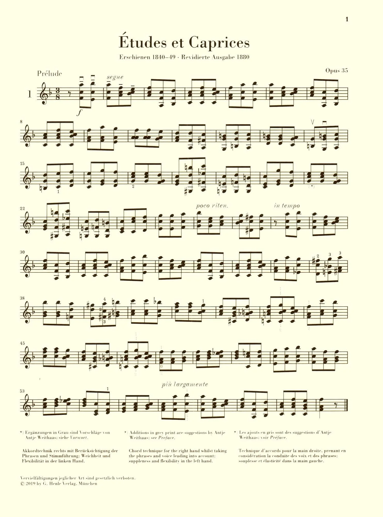 Dont, Jakob - 24 Etudes and Caprices Op 35 - Violin solo - edited by Dominik Rahmer - G Henle Verlag URTEXT - Image 2
