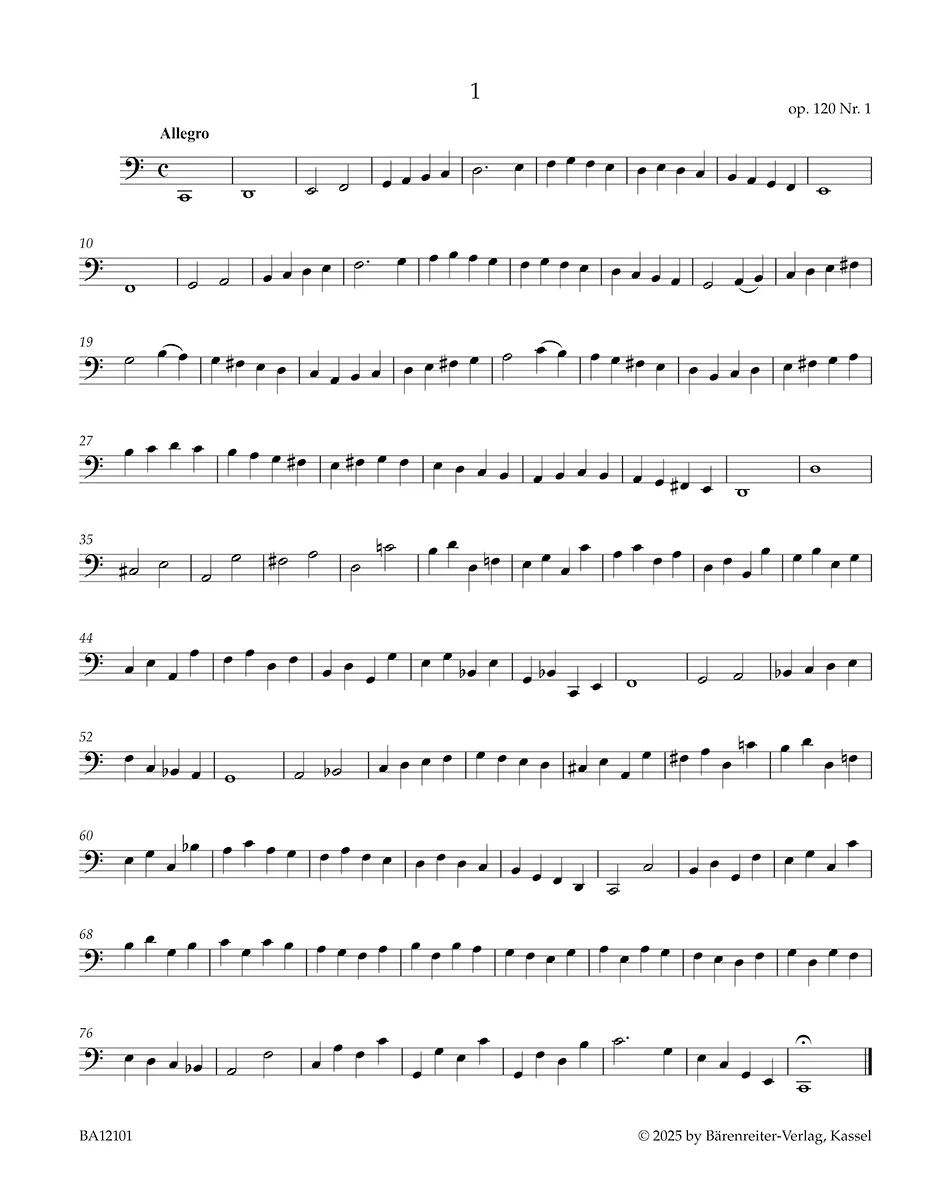 Dotzauer, Friedrich - Etudes for Cello, Volume I - edited by Kennaway - Barenreiter Urtext - Image 2