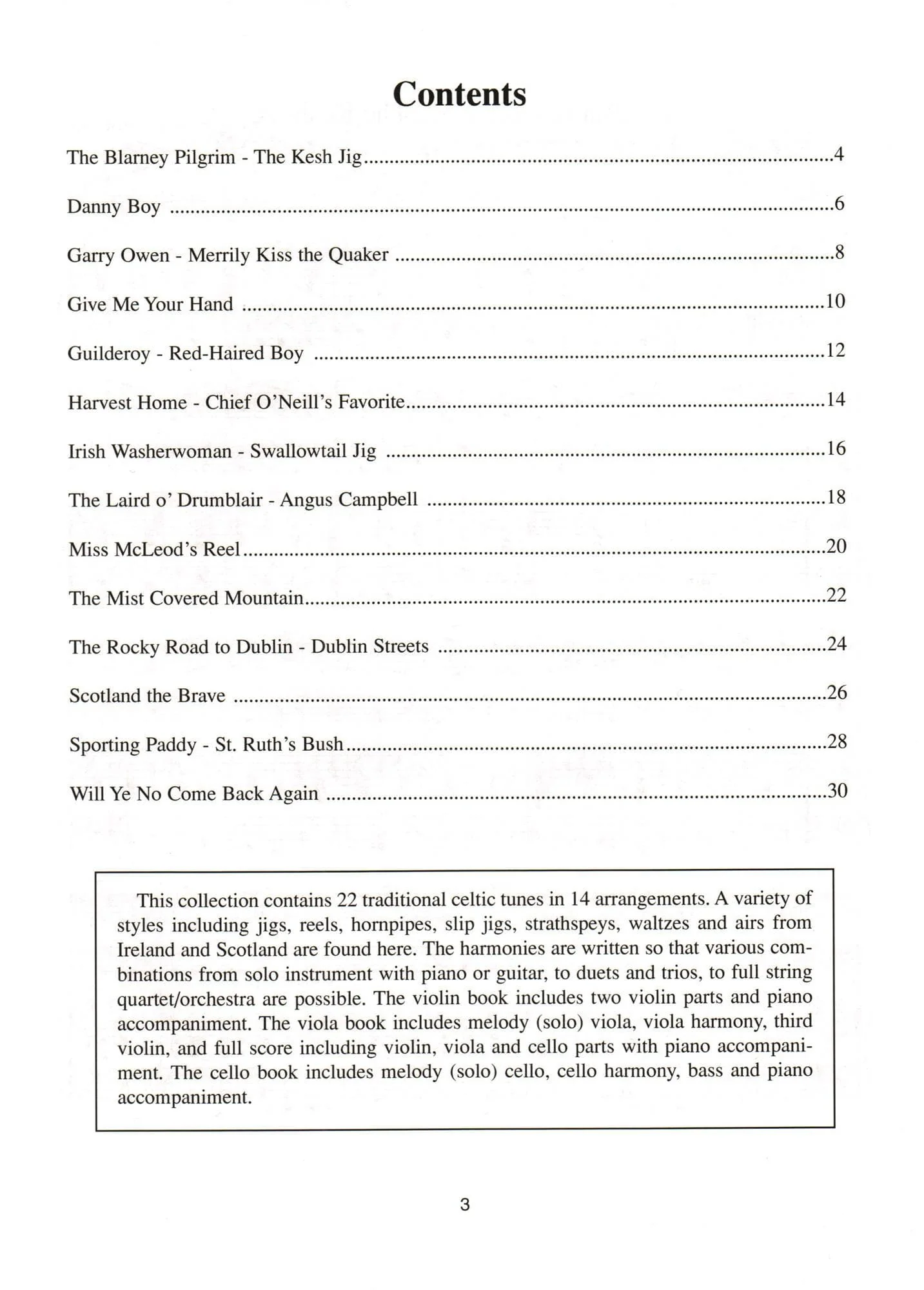 Duncan, Craig - Celtic Fiddle Tunes for Solo and Ensemble - Cello/Bass parts with Piano Accompaniment - Mel Bay Publications - Image 5