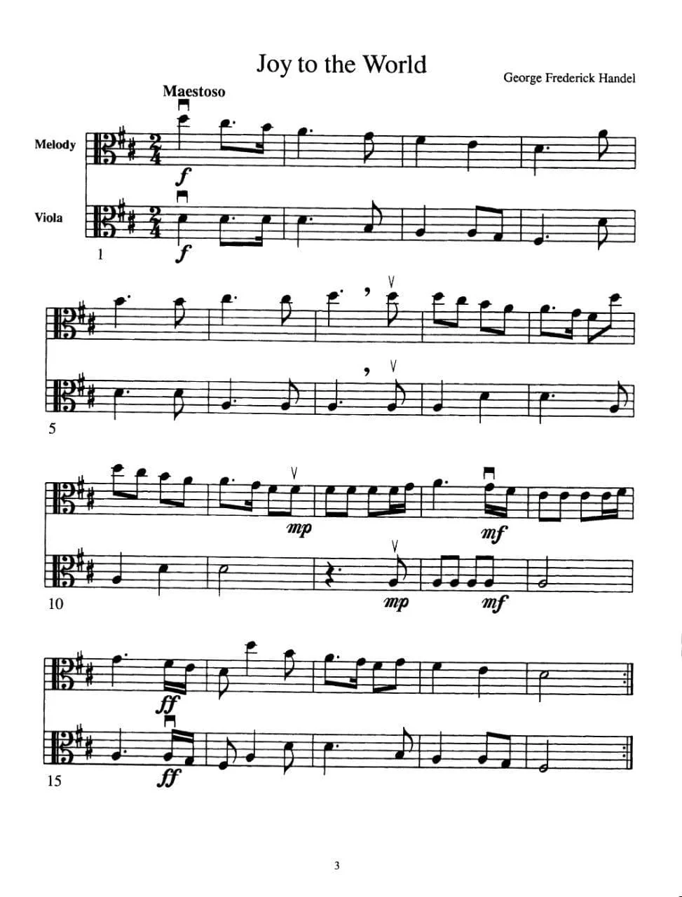 Christmas Solos for Beginning Viola, Level 1 - Viola Parts with Piano Accompaniment for Flexible Ensembles - by Craig Duncan - Mel Bay Publications - Image 3