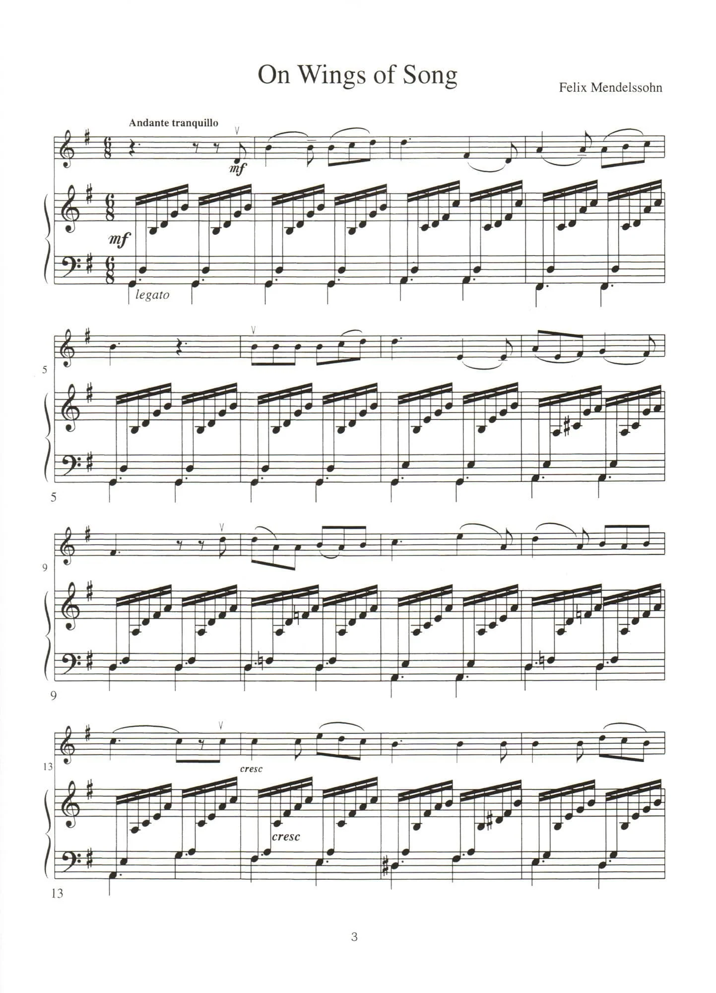 Solo Pieces For The Intermediate Violinist - Violin and Piano - arranged by Craig Duncan - Mel Bay Publications - Image 3