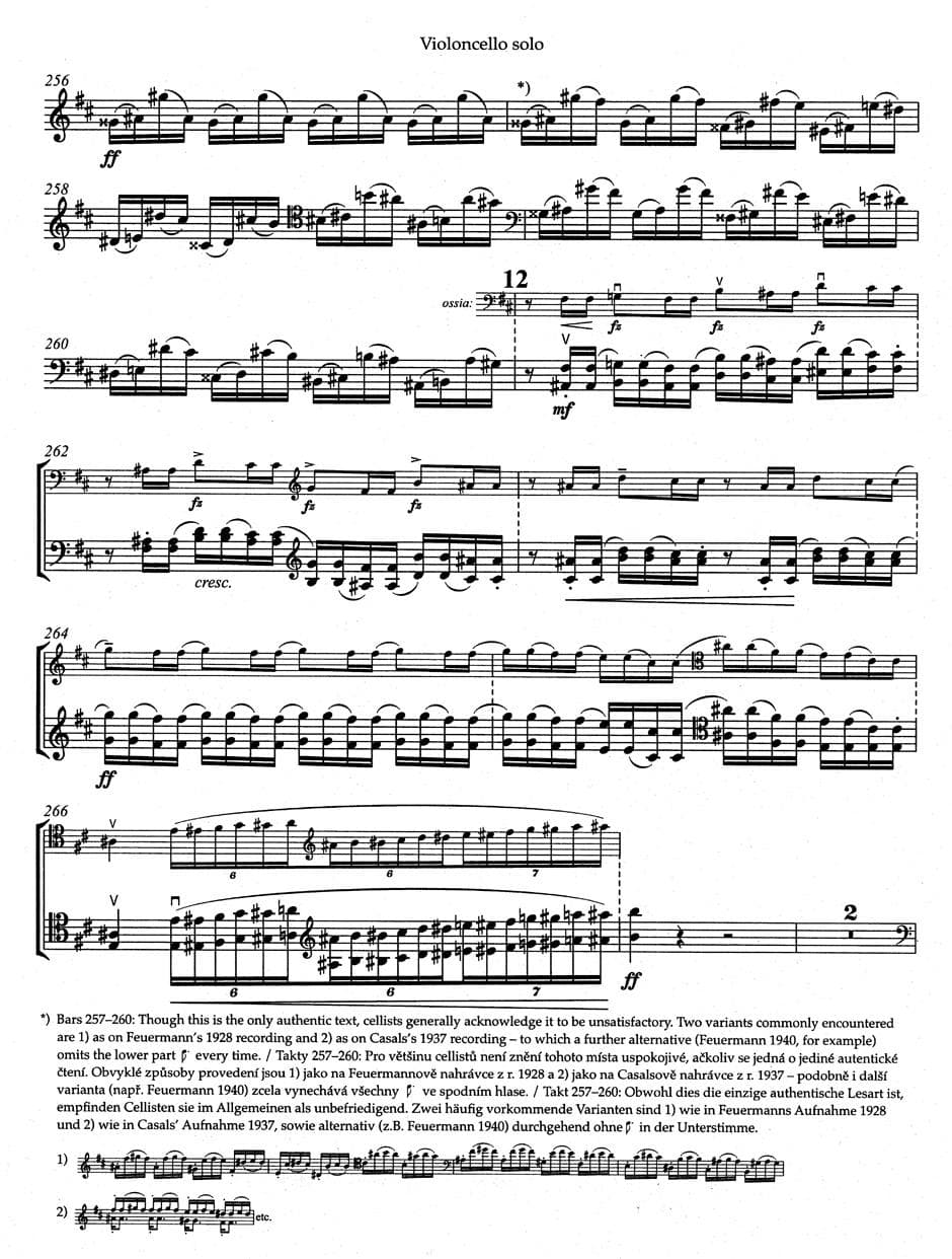 Dvorak, Antonin - Cello Concerto in B minor, Op. 104 - for Cello and Piano - edited by Jonathan Del Mar - Barenreiter URTEXT - Image 4