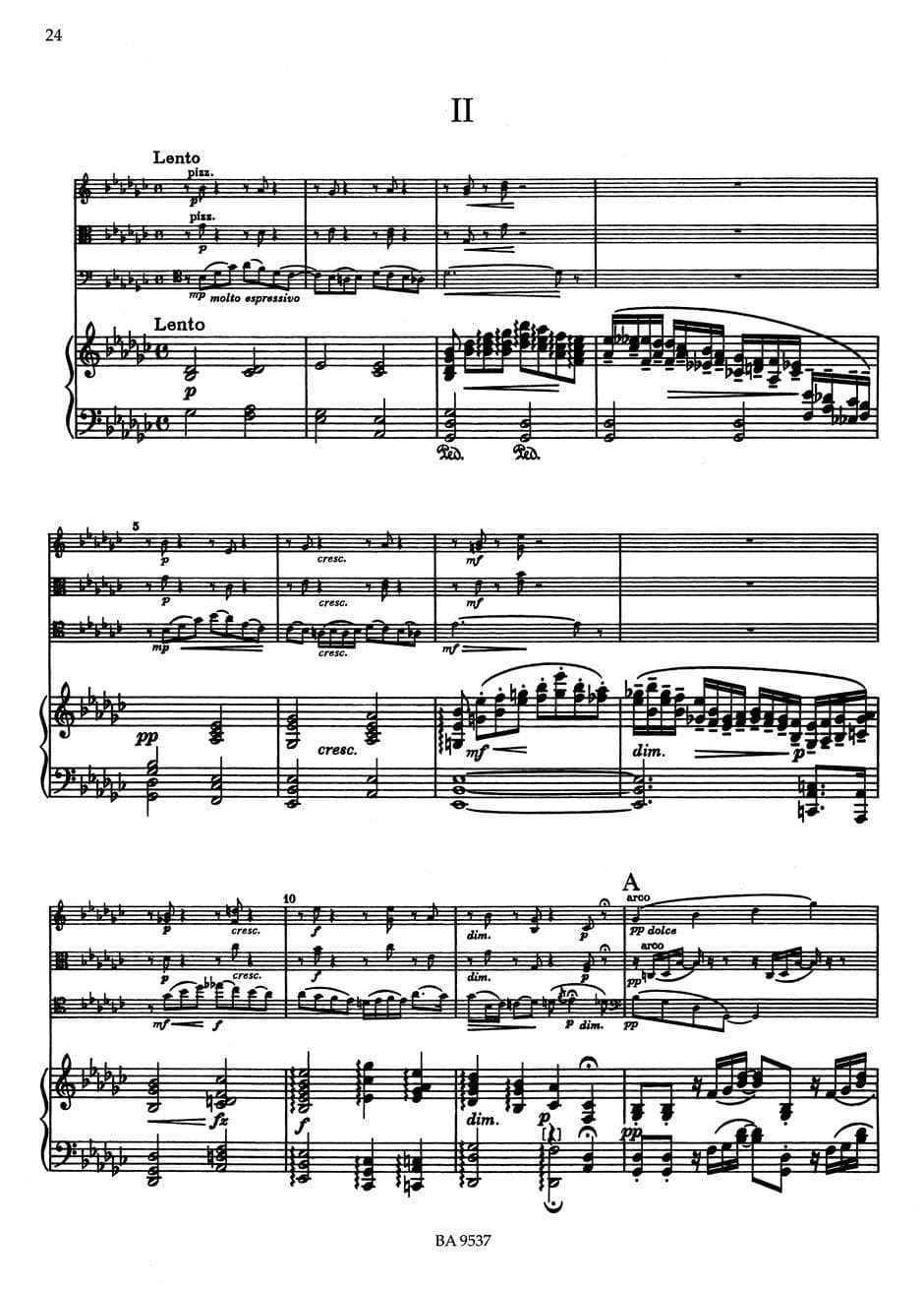 Dvorák, Antonin - Piano Quartet E-Flat Major, Op 87 - edited by Antonín Pokorný and Karel Solc - Bärenreiter - Image 3
