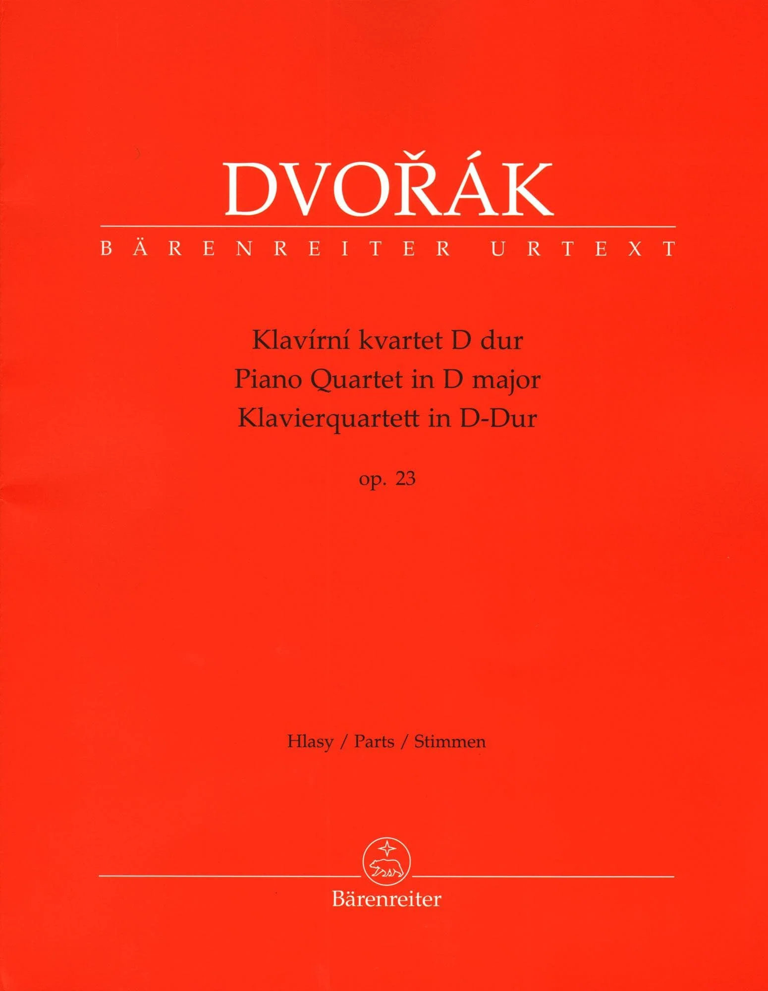 Dvorak, Antonin - Piano Quartet in D major, op. 23 - for Violin, Viola, Cello, and Piano - edited by Robin Tait - Barenreiter URTEXT - Image 12