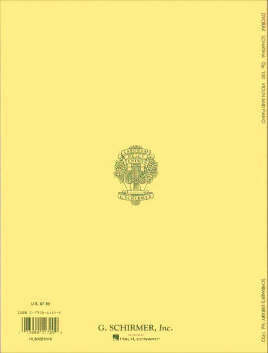 Dvo?ák, Antonín - Sonatina in G Major, Op 100 - Violin and Piano - edited by Rok Klop?i? - G Schirmer Edition - Image 3