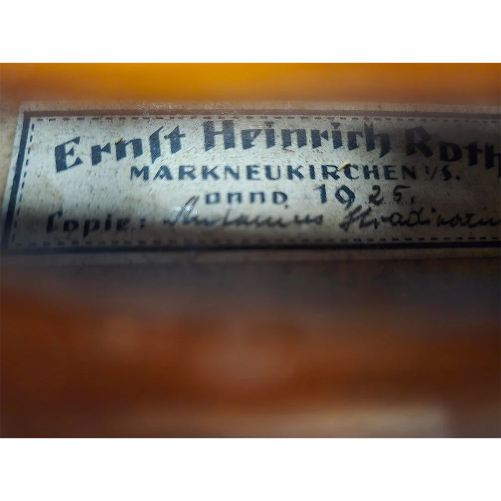 E.H. Roth "Strad" Violin, Markneukirchen, 1925 - Image 6