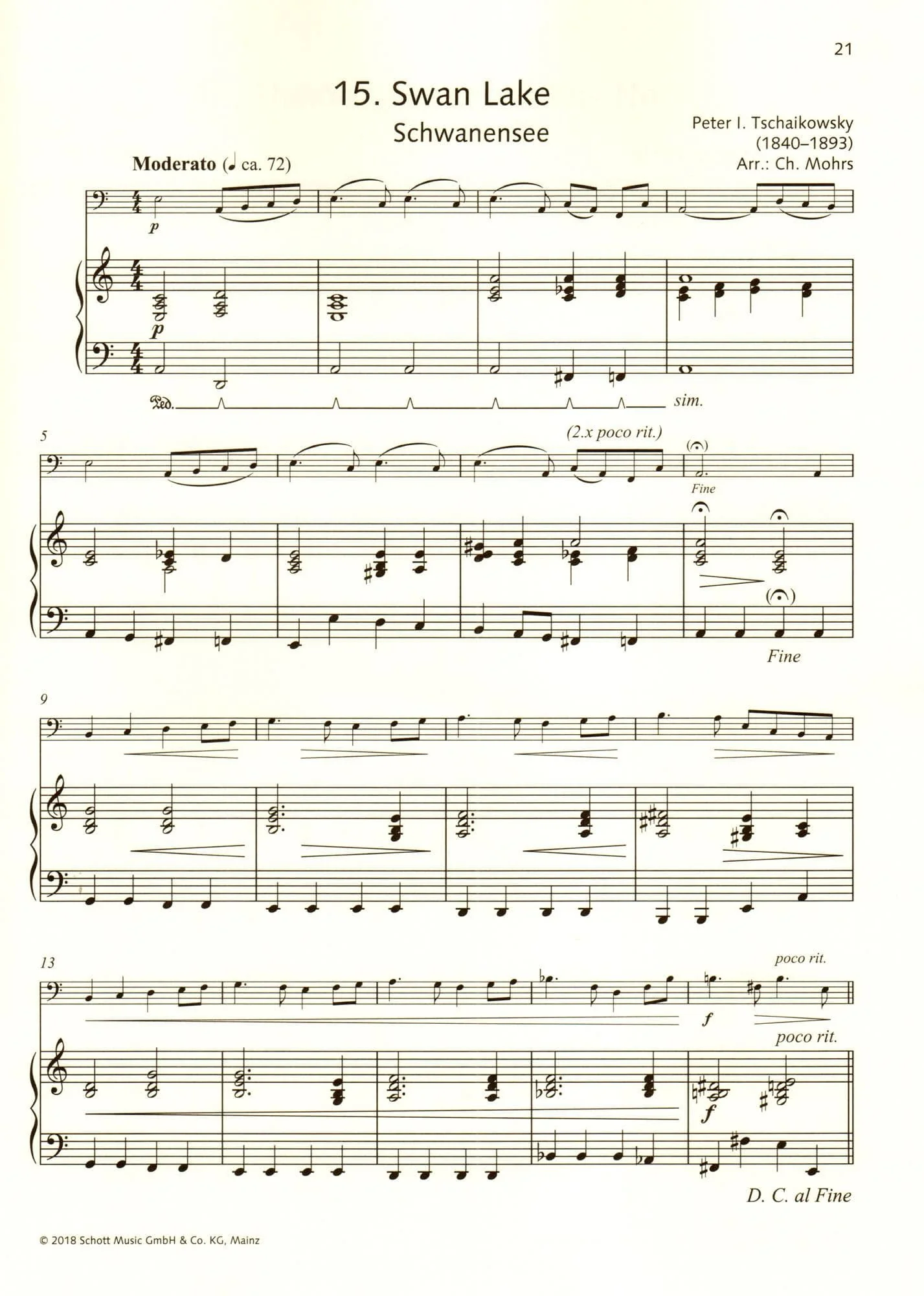 Easy Concert Pieces - for Double Bass and Piano - Schott - Image 4